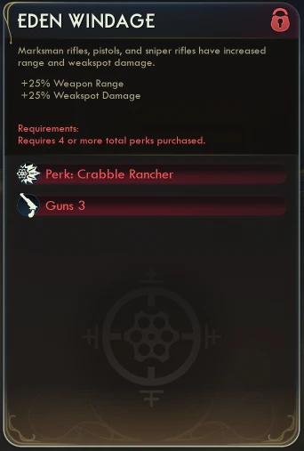 eden windage perk